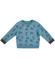 Sweater met berenprint - van biokatoen - JBC