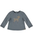 Sweater van biokatoen - met hertenprint - JBC