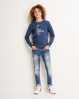 Blauwe sweater - met print, BESTies - Besties