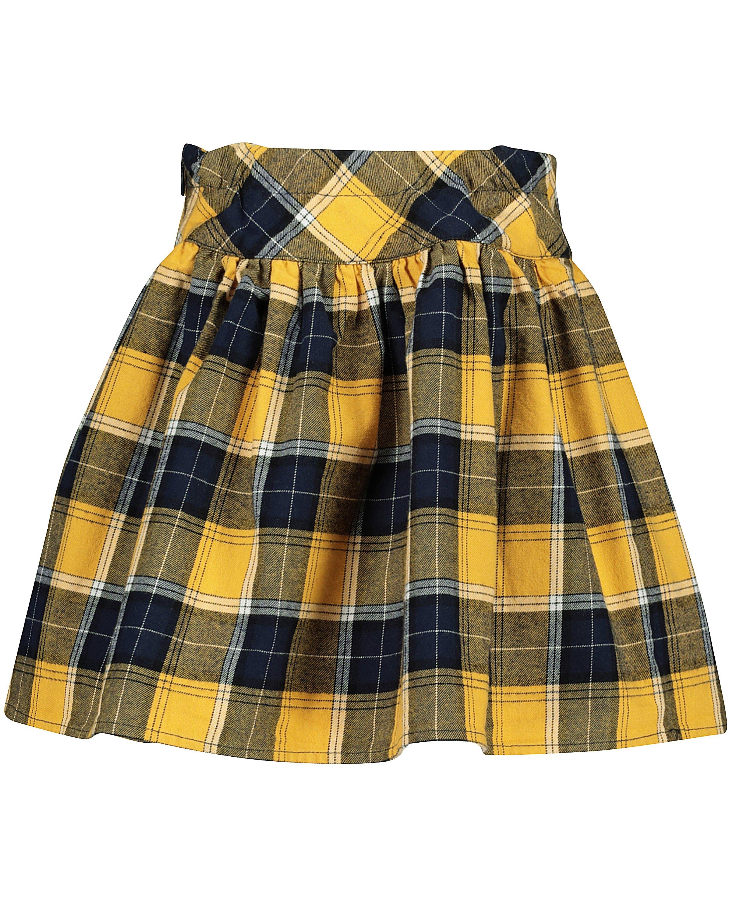 Geruite rok - Product Detail - donkergeel - afbeelding nummer 3