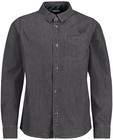Hemden - Donkergrijs jeanshemd Nachtwacht
