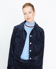 Ribfluweel jasje - nachtblauw, Karen Damen - Karen Damen