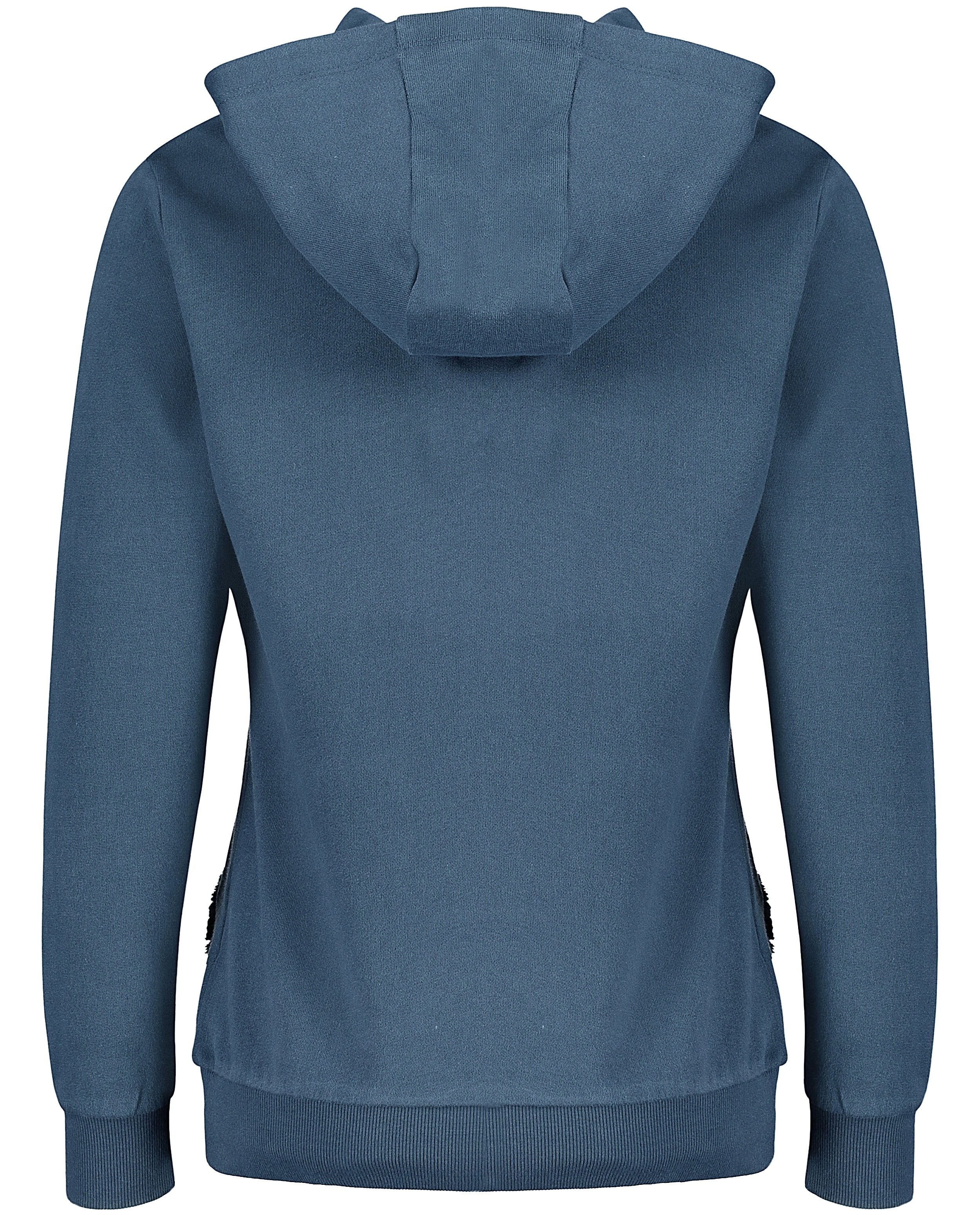 Sweaters - Groenblauwe hoodie