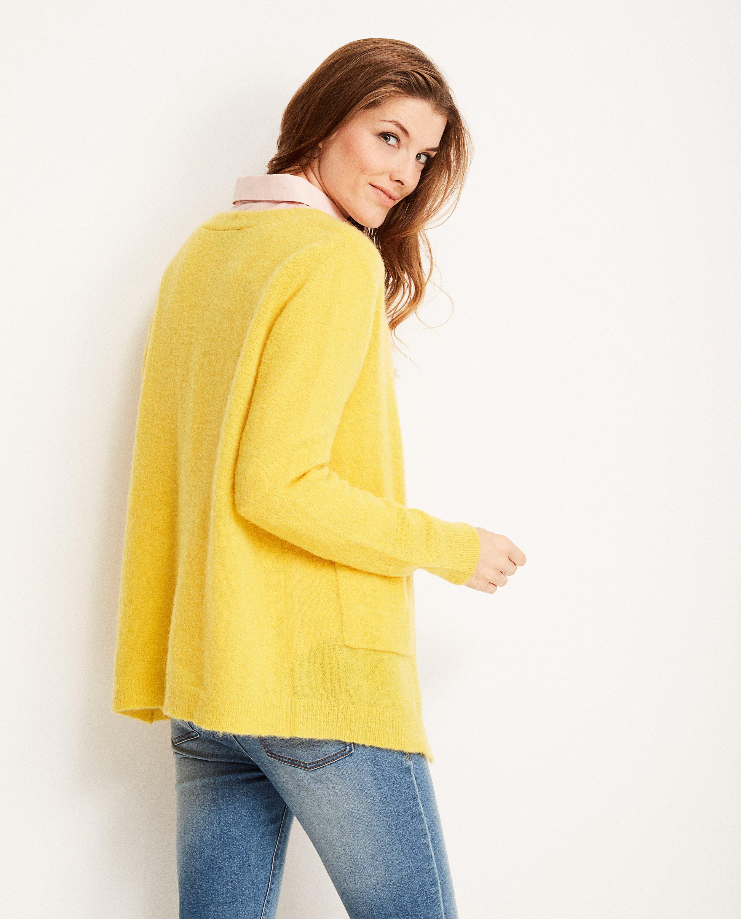 Cardigans - Gilet jaune vif