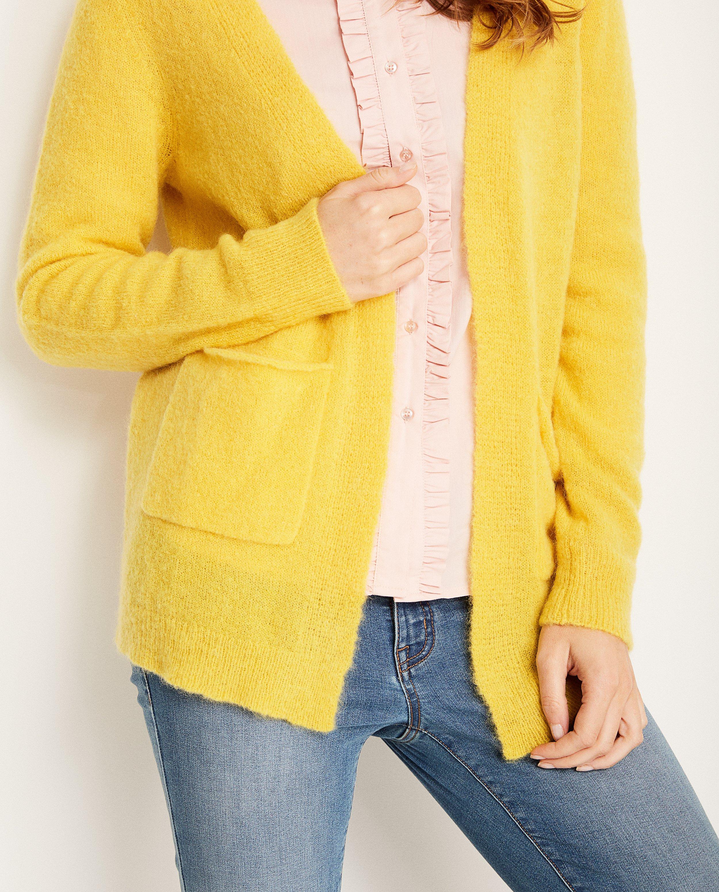 Cardigans - Gilet jaune vif
