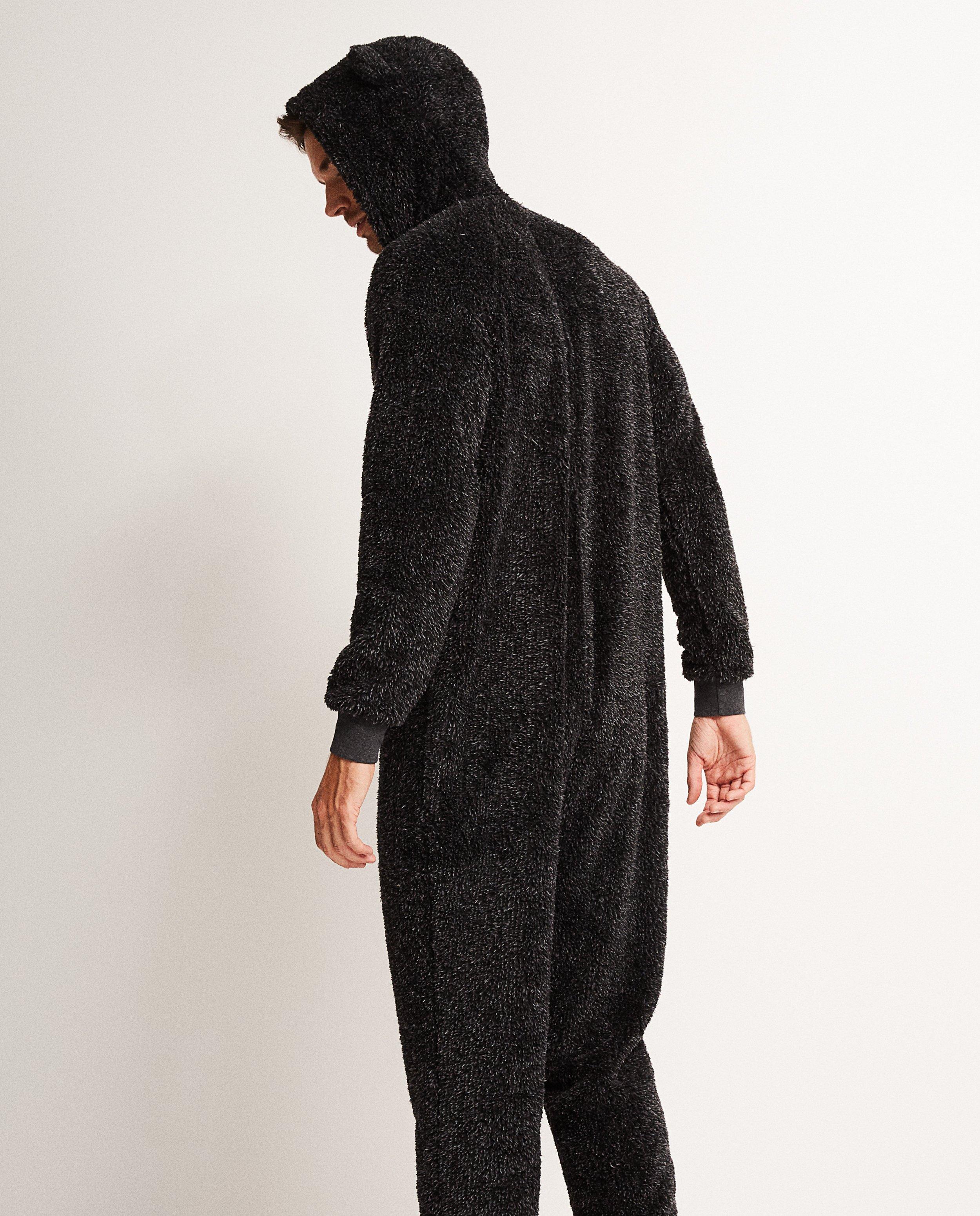 Nachtkleding - Donkergrijze onesie