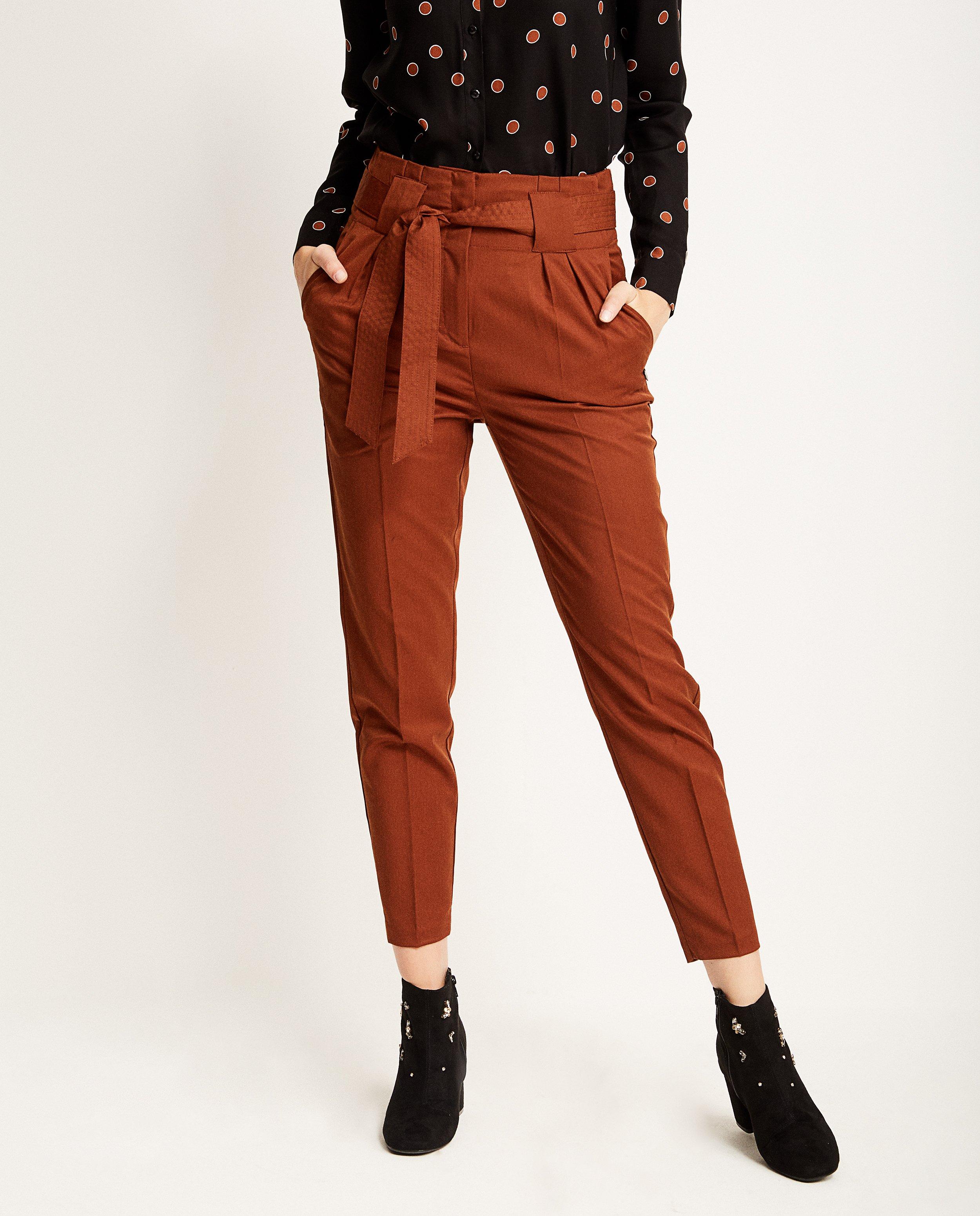Broeken - Paperbag waist broek