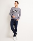 Gespikkelde sweater - met bouclé opschrift, I AM - I AM