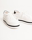 Schoenen - Witte platform sneakers