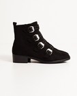 Zwarte boots met gespen en studs - online only - Call it Spring