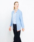Grofgebreid vest - in lichtblauw, Karen Damen - Karen Damen