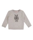 Sweater met print - in lichtgrijs, BESTies - Besties