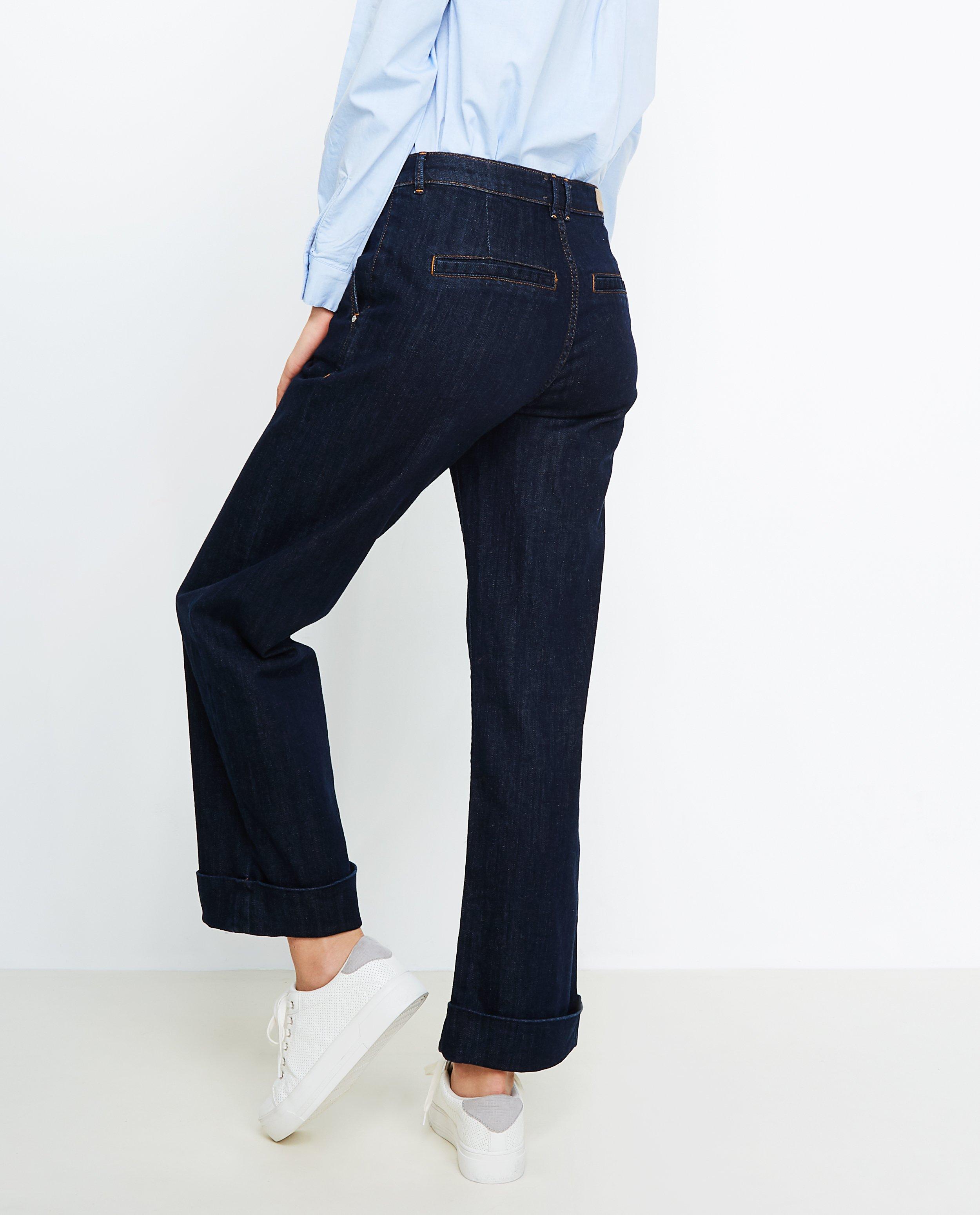 Jeans - Jeans flared bleu nuit