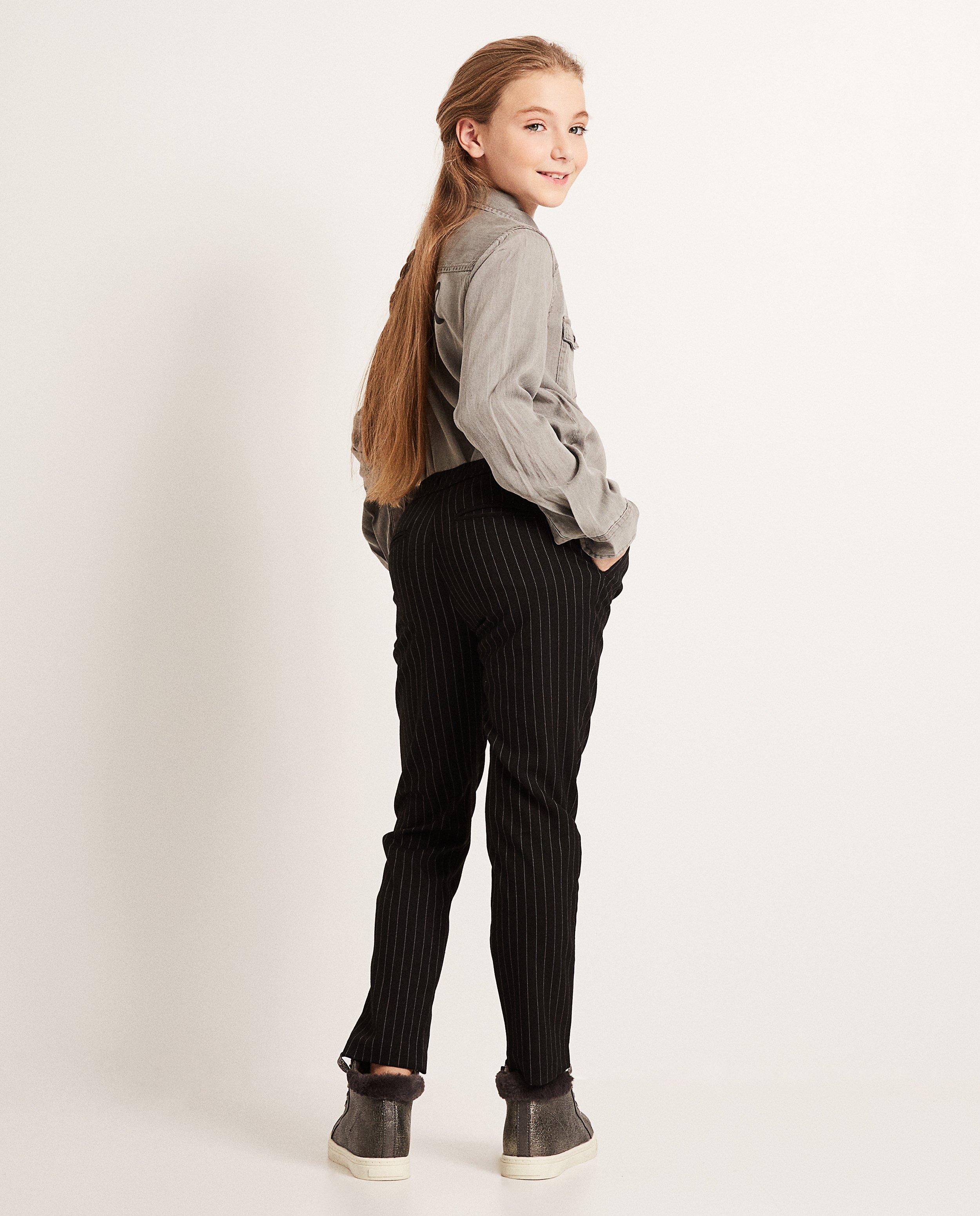 Zwarte broek meisjes 7-14 - Product Detail - zwart - afbeelding nummer 2