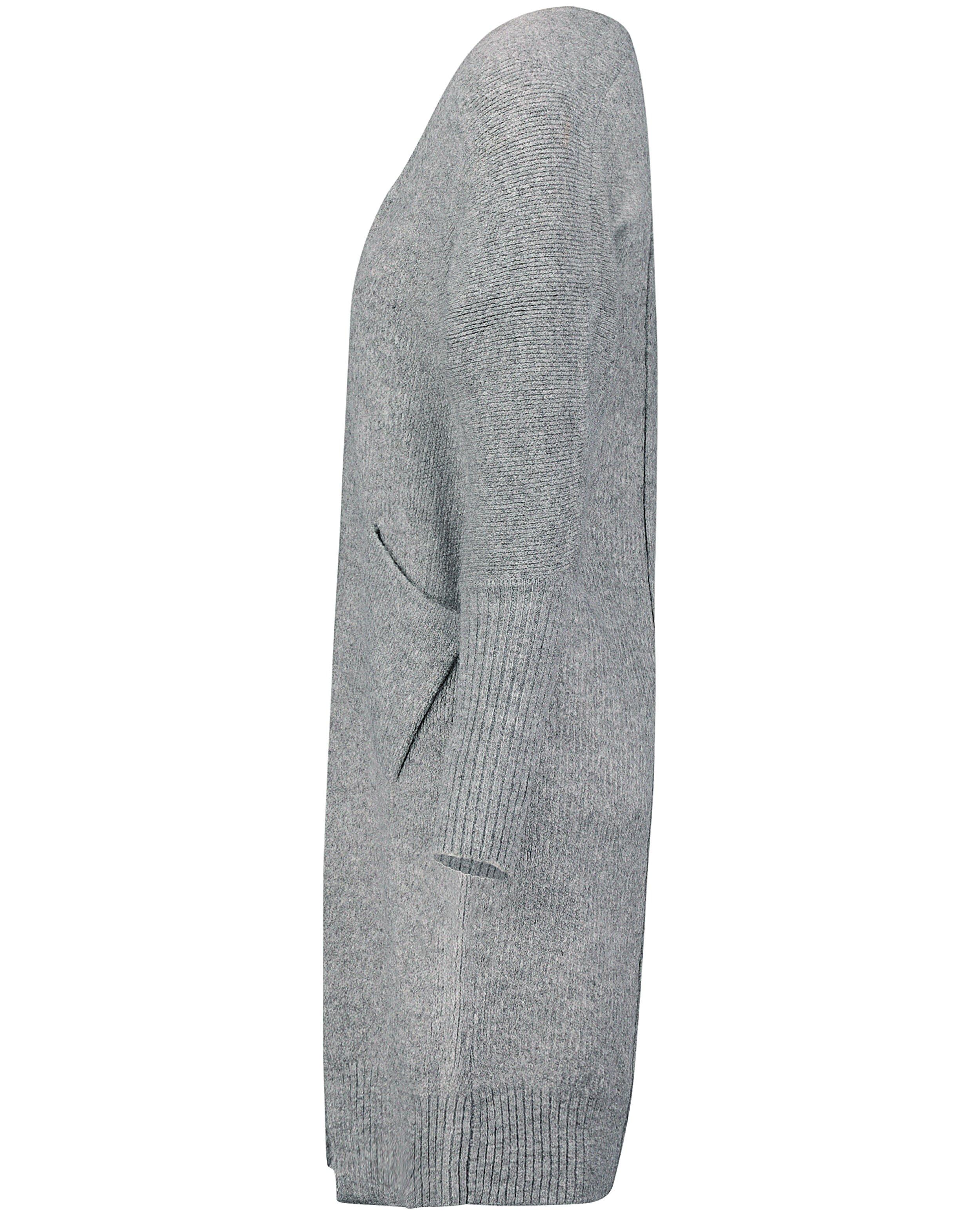 Cardigans - Lang grijs vest