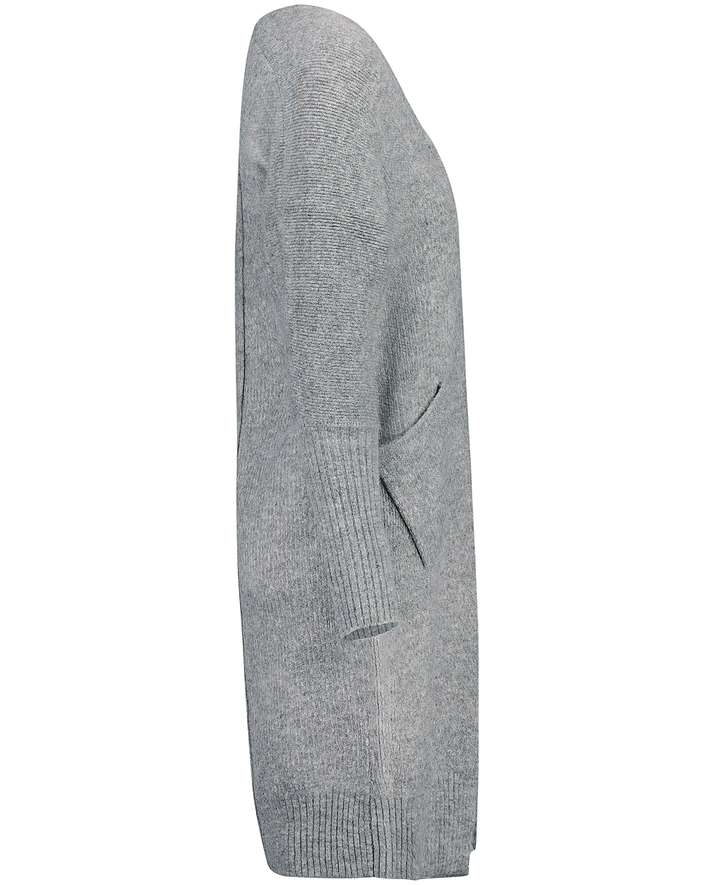 Cardigans - Lang grijs vest