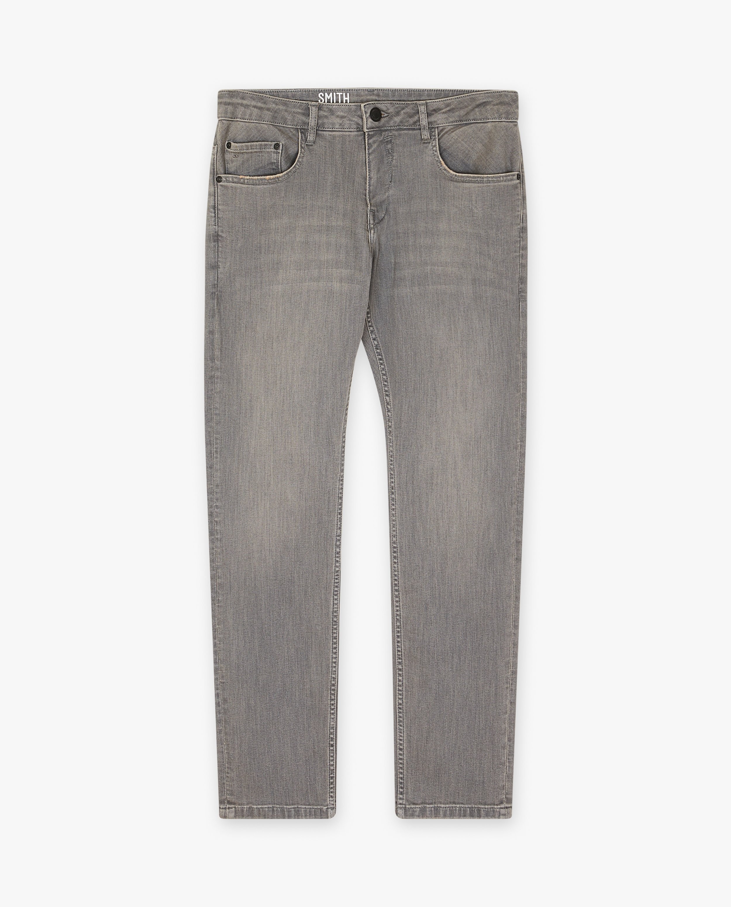 Jeans - Lichtgrijze jeans, slim fit