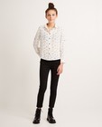 Witte blouse - met allover print - Groggy