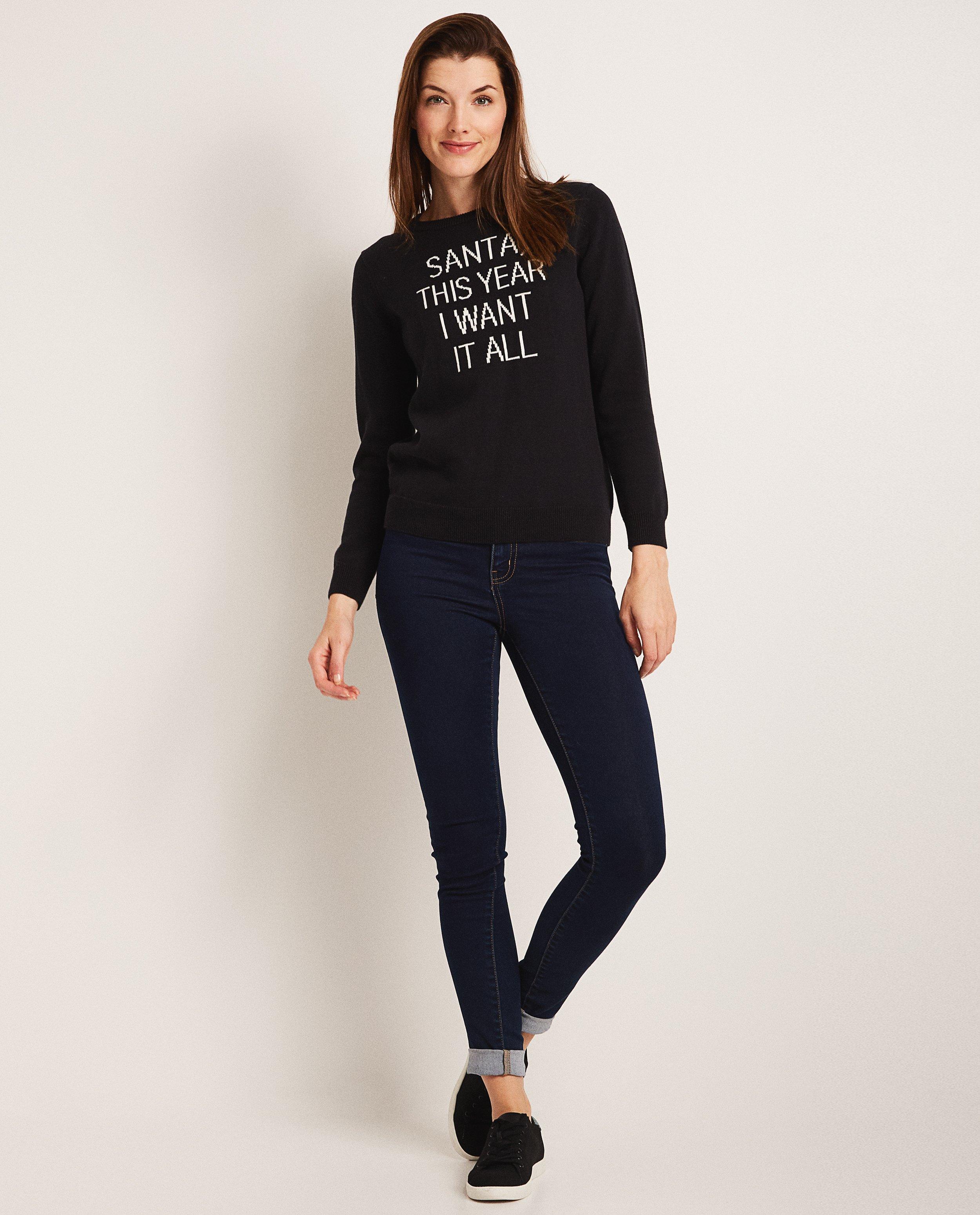 Pull de Noël noir - #familystoriesjbc - JBC