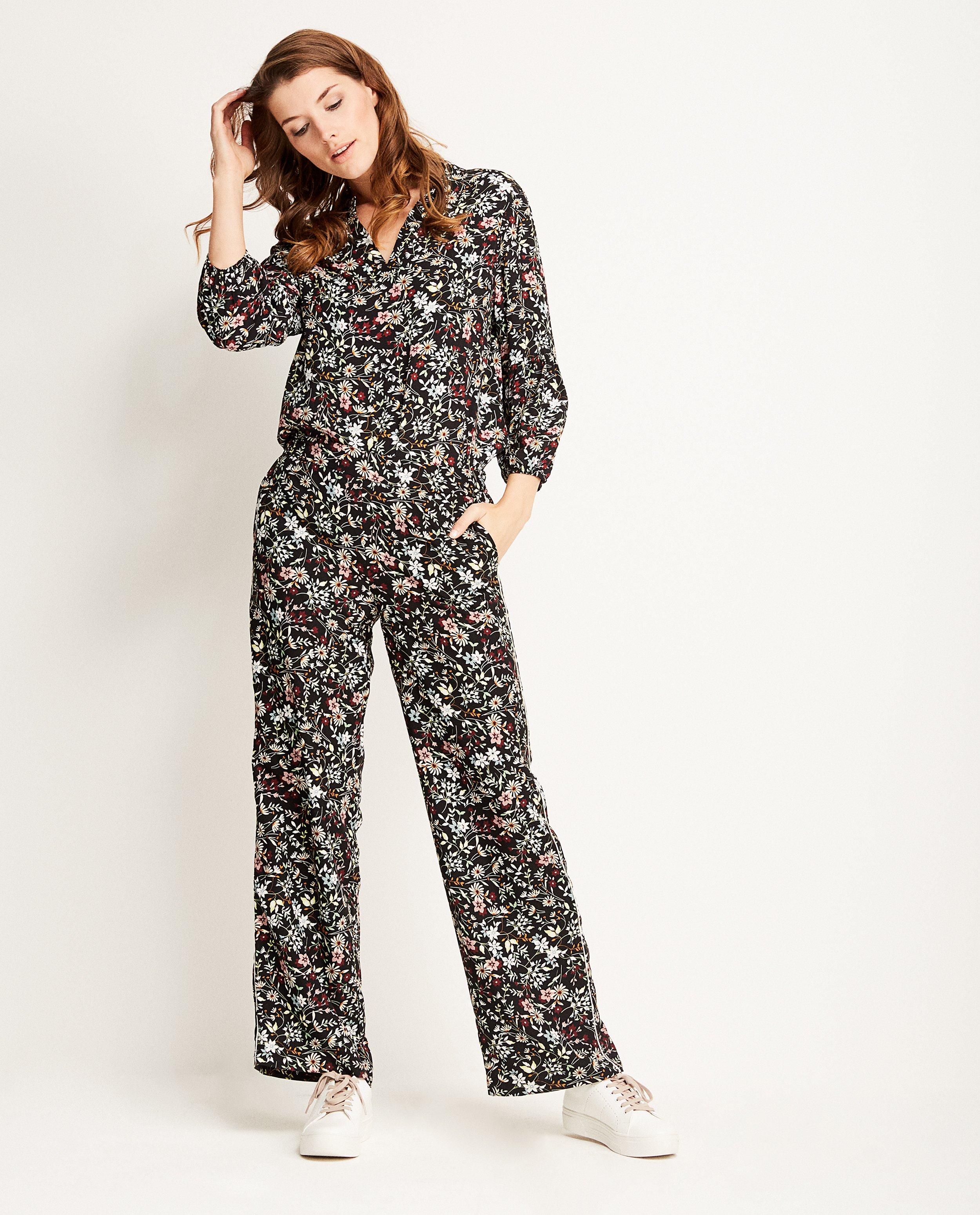 Blouse met florale print - van viscose - JBC
