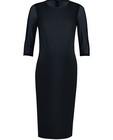 Zwarte stretchy jurk - met mesh details - Joli Ronde