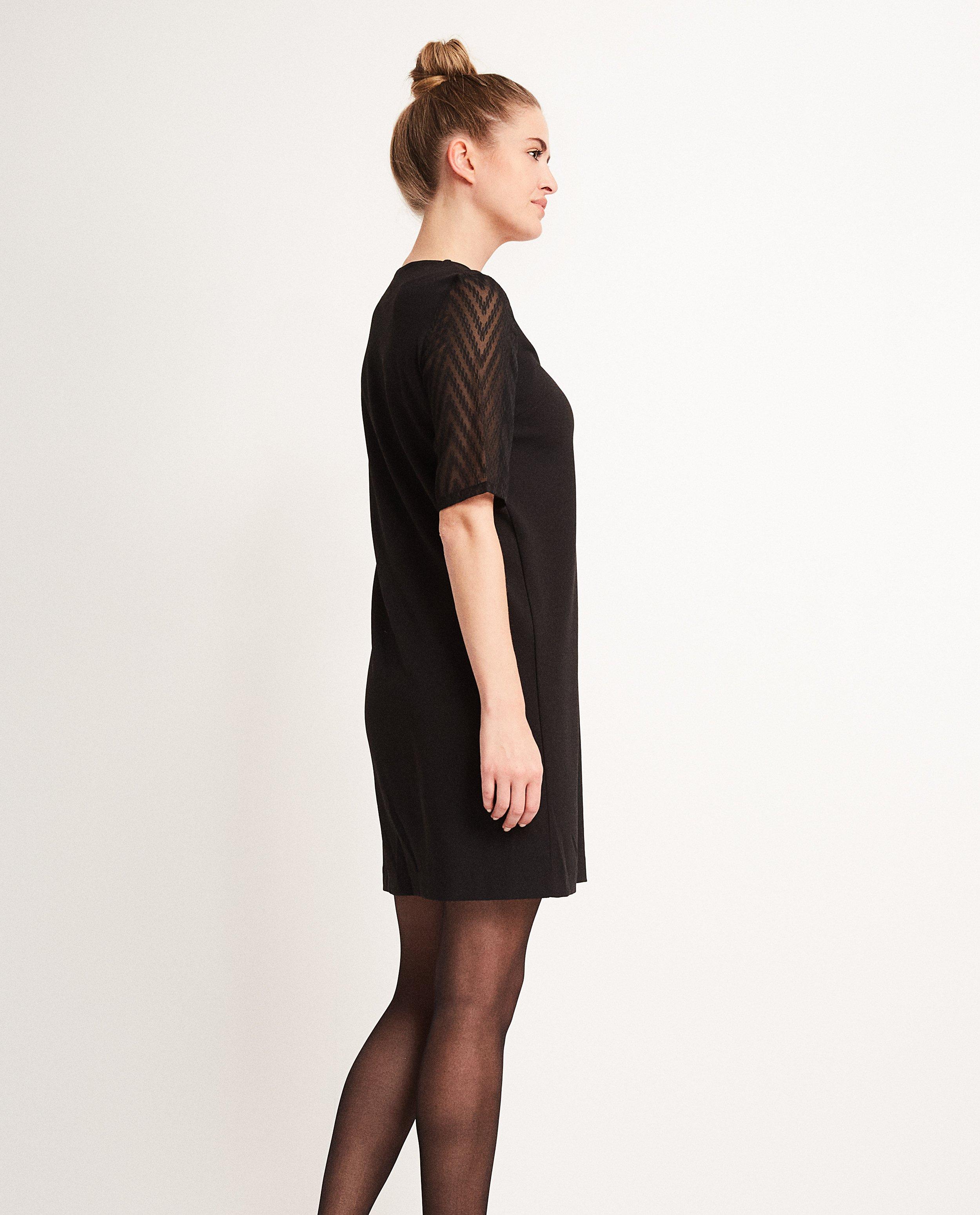 Robe &agrave; manches en dentelle - D&eacute;tails du produit - noir - image num&eacute;ro 3