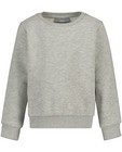 Lichtgrijze unisex sweater kids - kampsweater - JBC