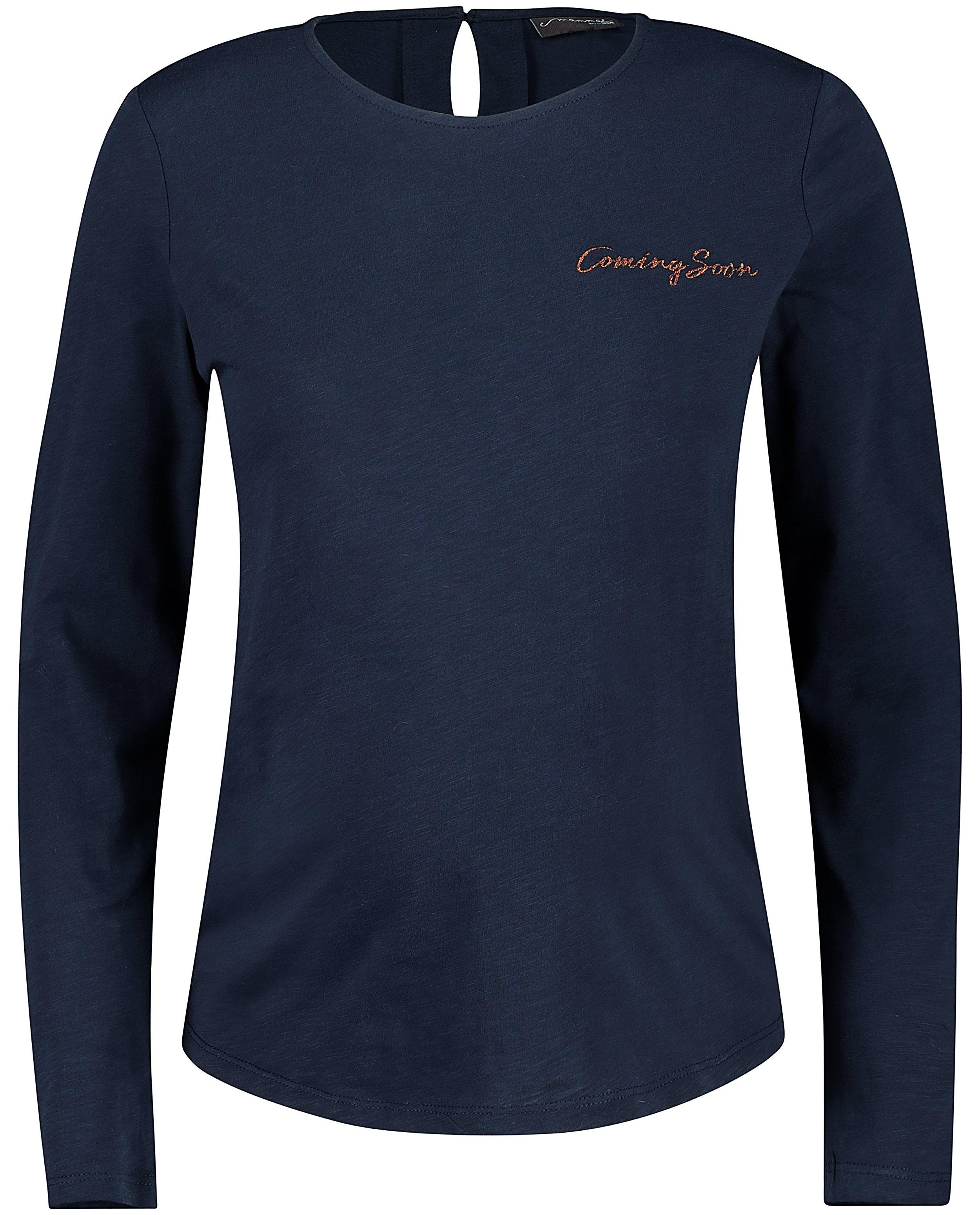 Nachtblauwe longsleeve - met opschrift, Mammae by JBC - Mamae