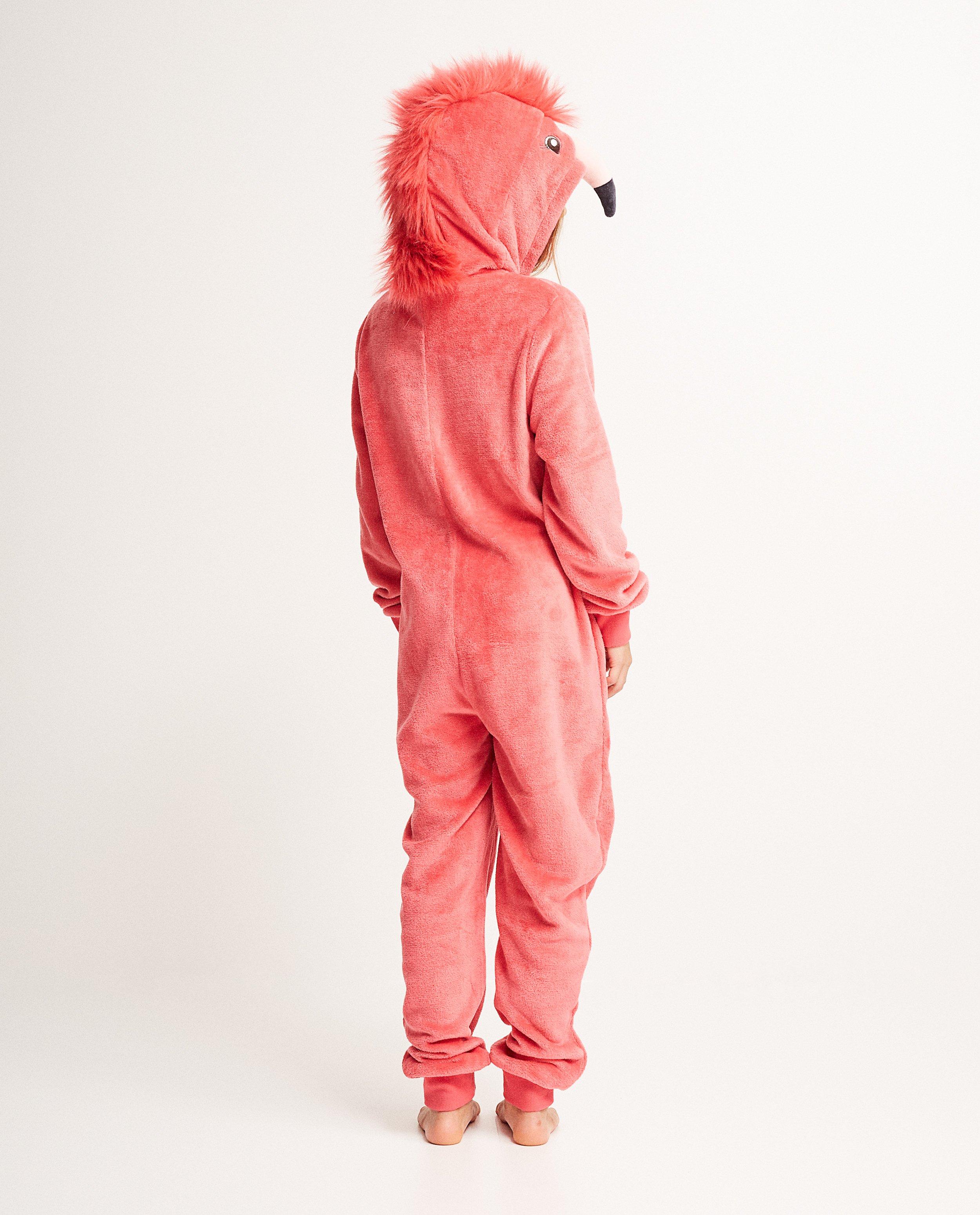 Nachtkleding - Onesie flamingo, 7-14 jaar