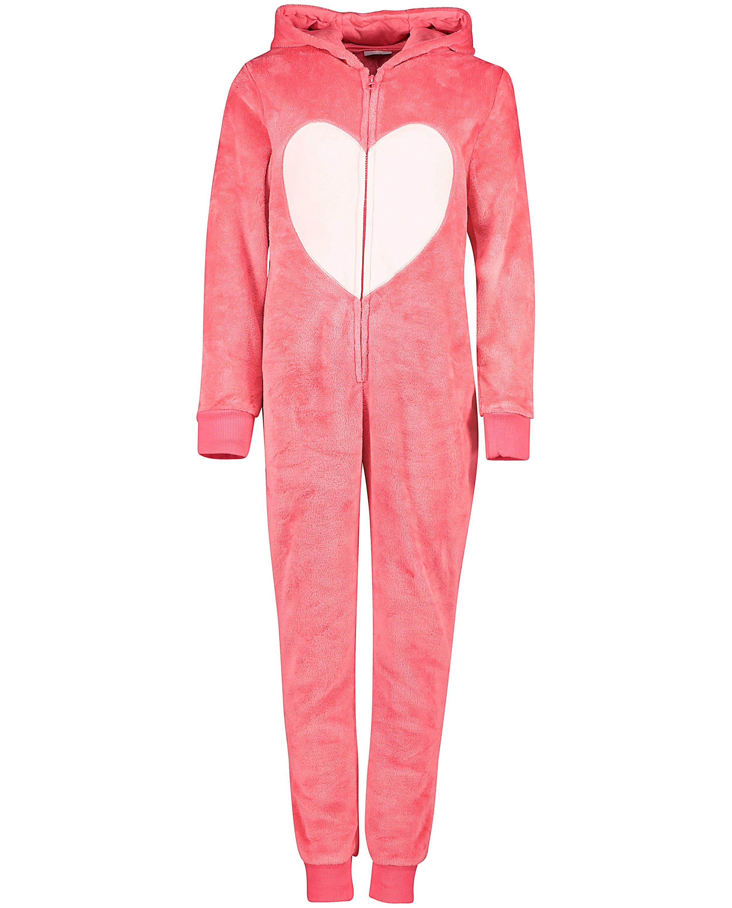 Nachtkleding - Onesie flamingo, 7-14 jaar