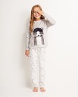 Fleece pyjama, 7-14 jaar - met wasbeerprint - JBC