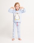 Lichtblauwe pyjama - met pinguïnprint - JBC