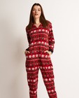 Pyjamas - Combinaison rouge pour Noël