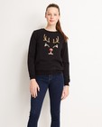 Sweaters - Zwarte kersttrui
