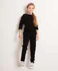 Zwarte jumpsuit - met glitterstroken - JBC
