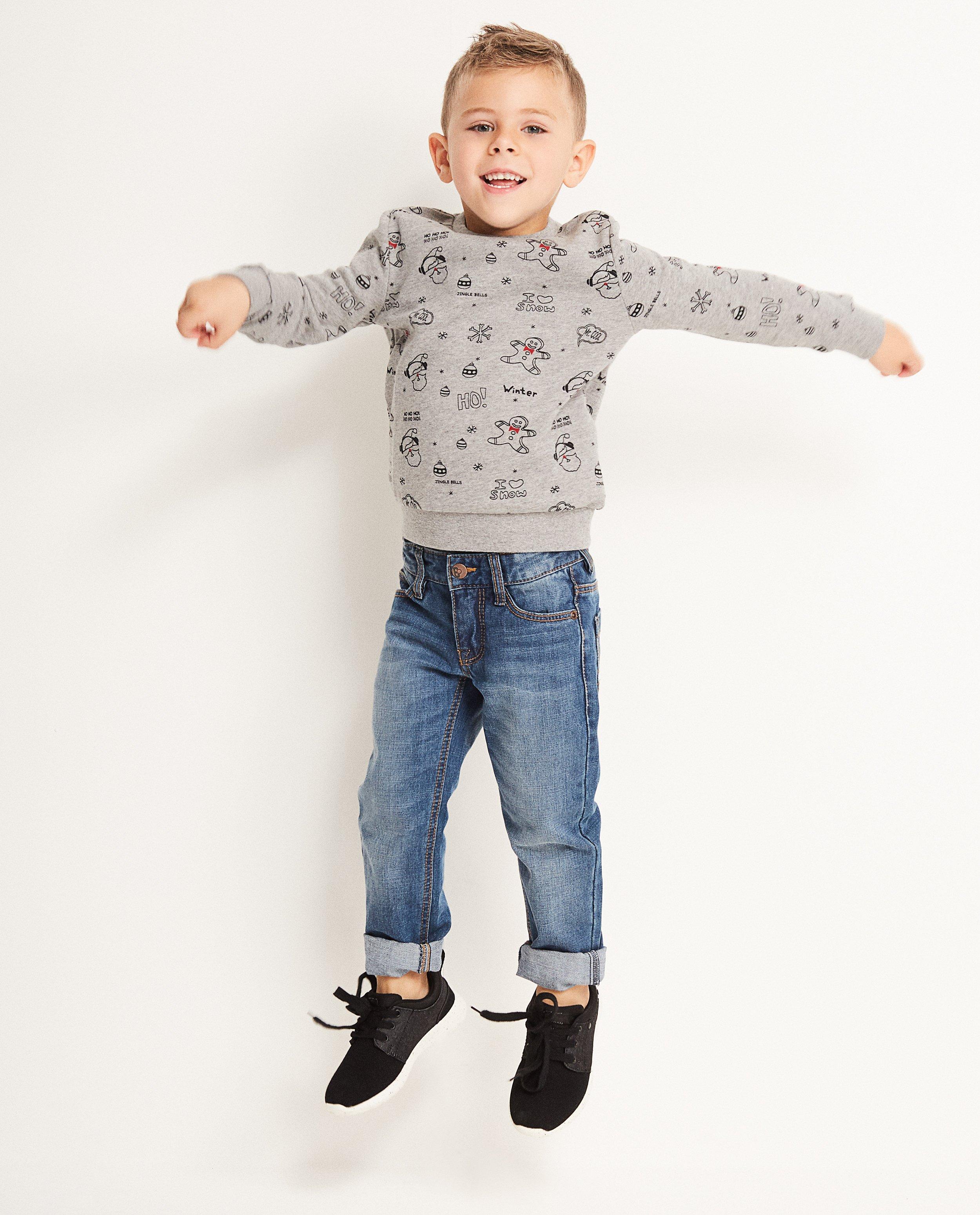 Grijze kersttrui - Product Detail - grijs - afbeelding nummer 1