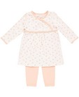 Set van jurk en legging - met flamingoprint - Newborn 50-68