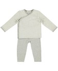 Set t-shirt et leggings - imprimé de rayures - Newborn 50-68