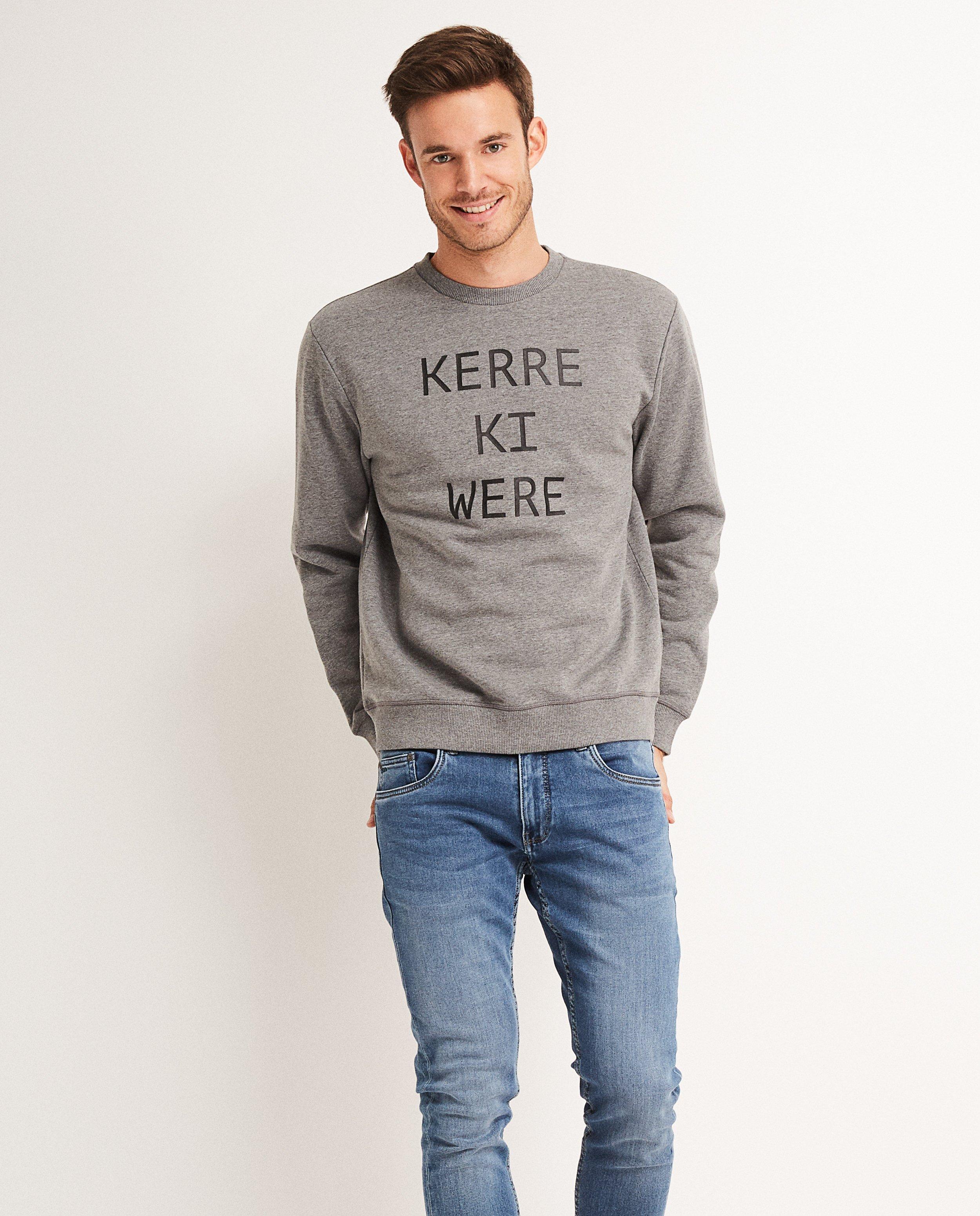 Sweater met dialect - Product Detail - grijs - afbeelding nummer 2