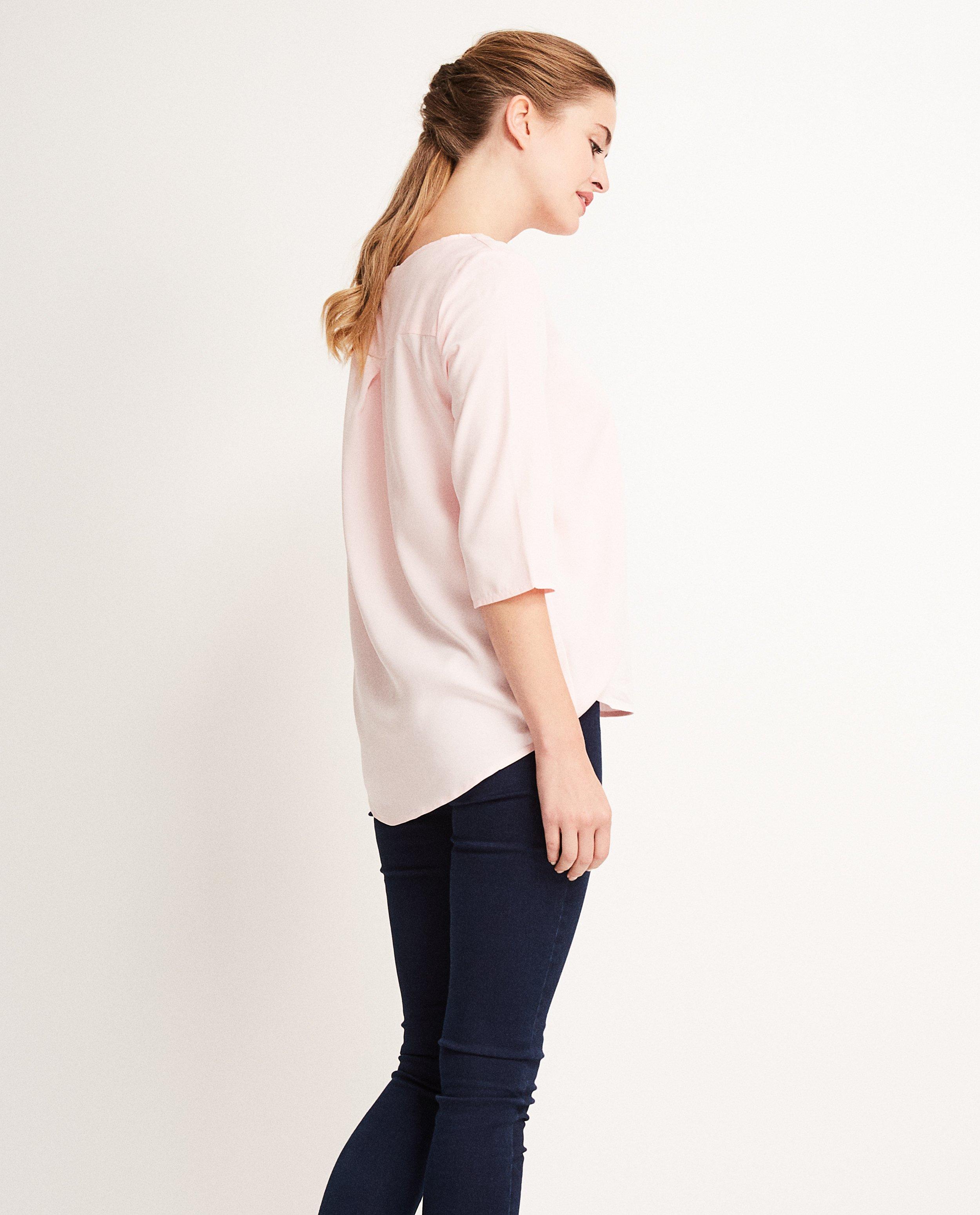 Viscose blouse - Product Detail - lichtroze - afbeelding nummer 2