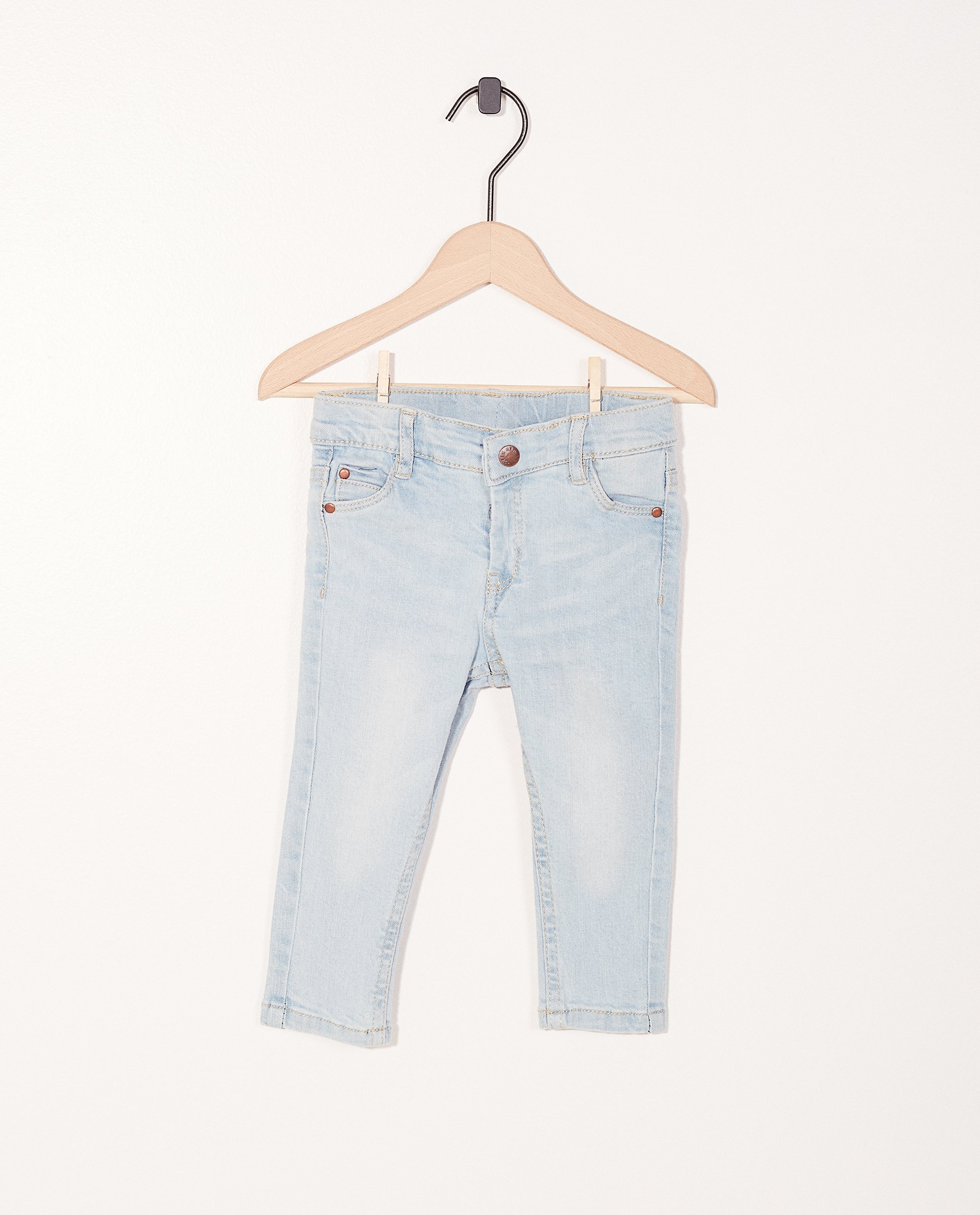 Jeans délavé - taille ajustable - JBC