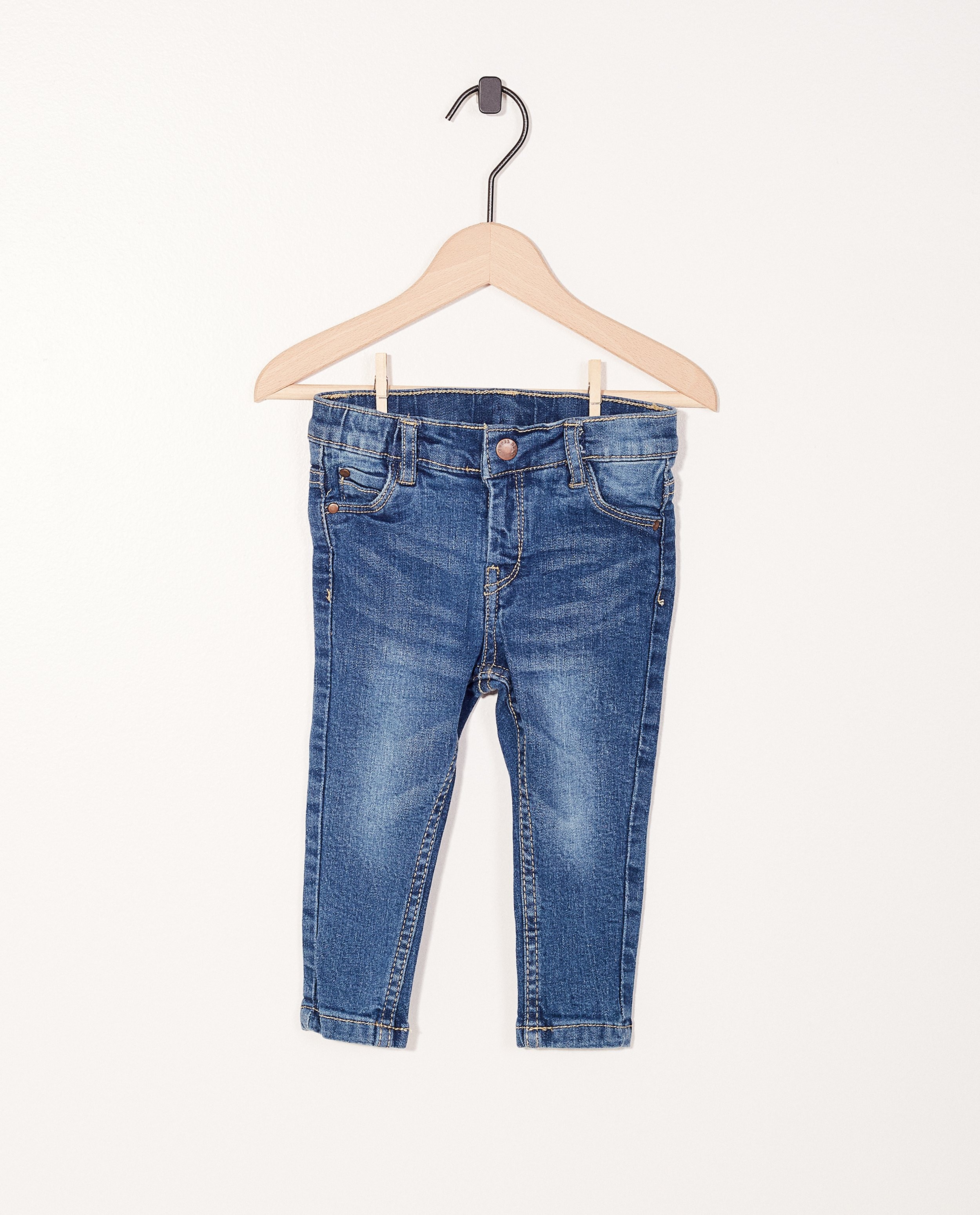 Jeans délavé - taille ajustable - JBC