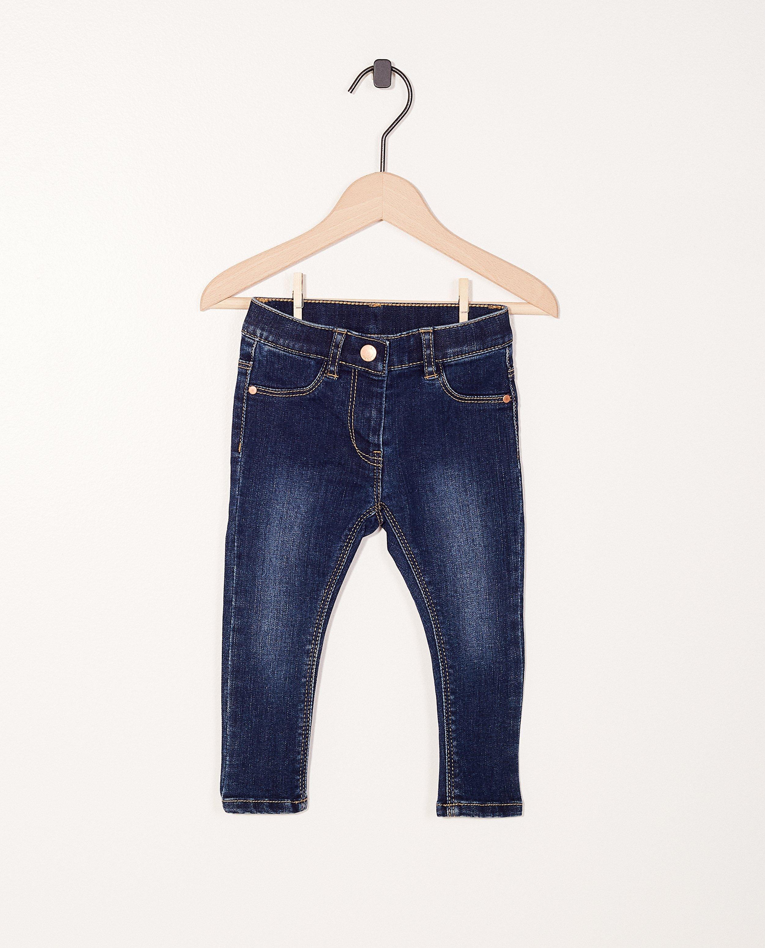 Jeans délavé - boutons-pressions - JBC