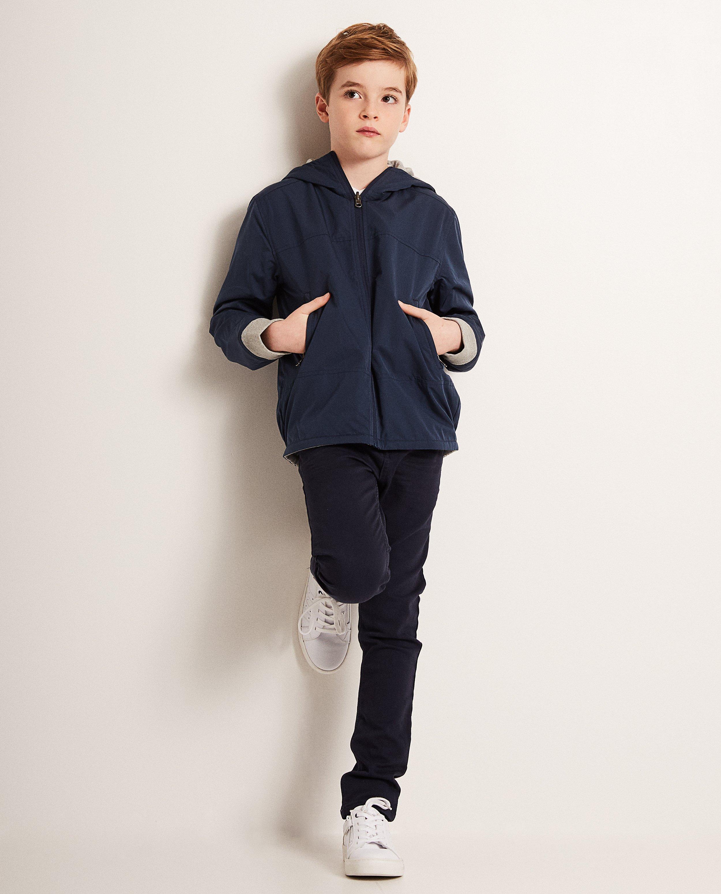 Omkeerbare jas, 7-14 jaar - met kap - JBC