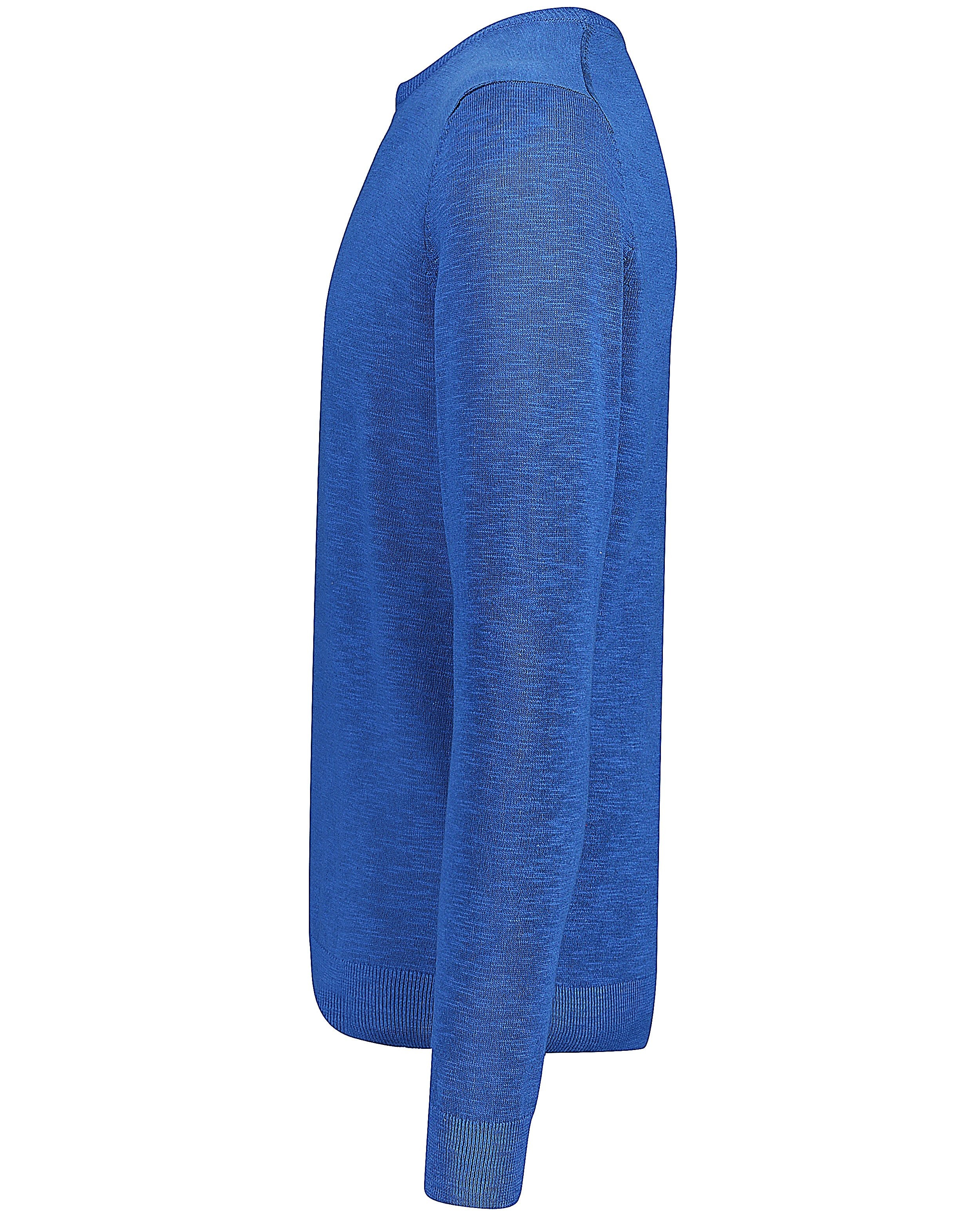 Truien - Blauwe gemêleerde trui