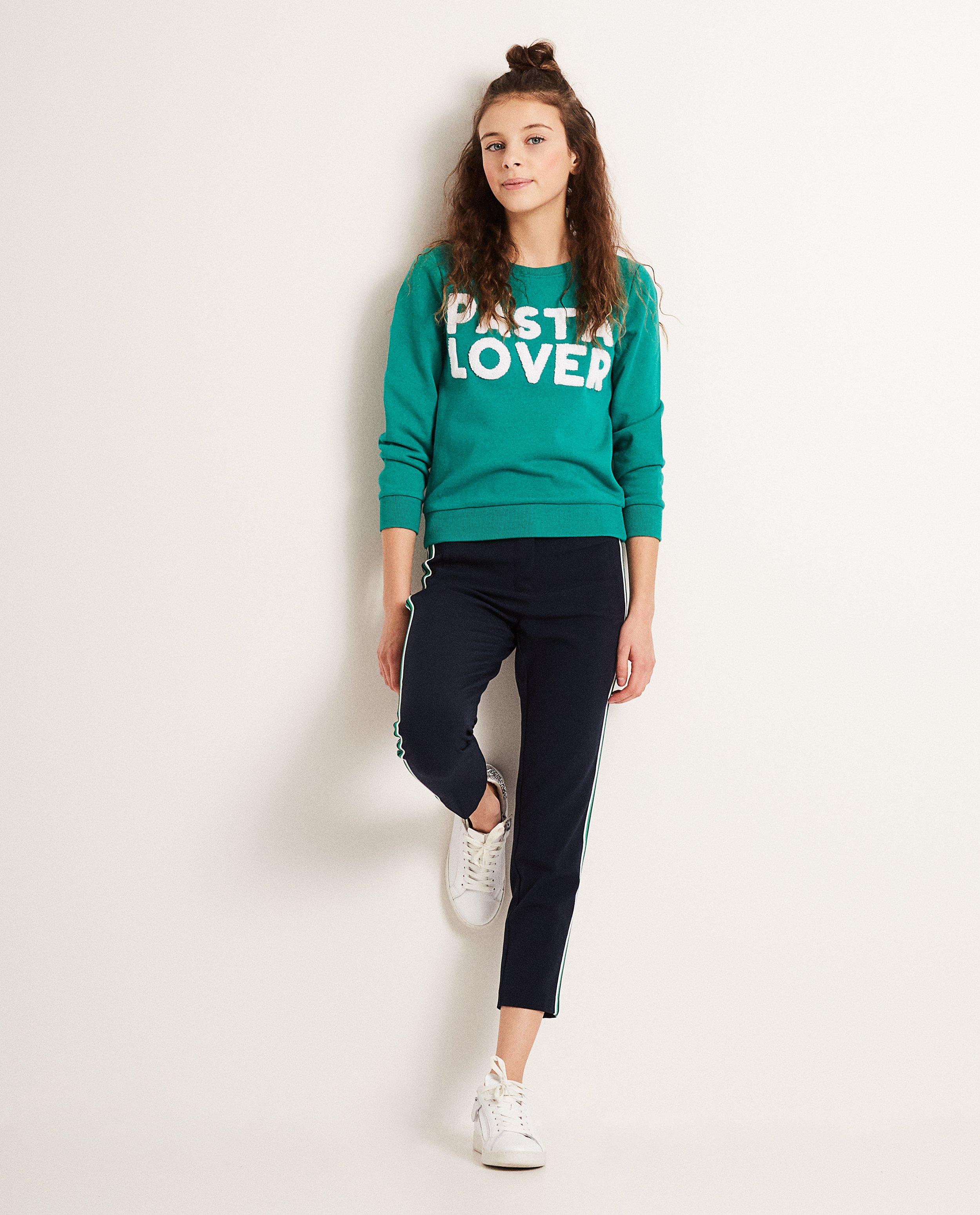 Pantalon, bande sportive - en viscose mélangée - JBC