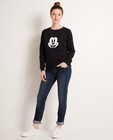 Sweat noir - paillettes, Mickey Mouse - Mickey