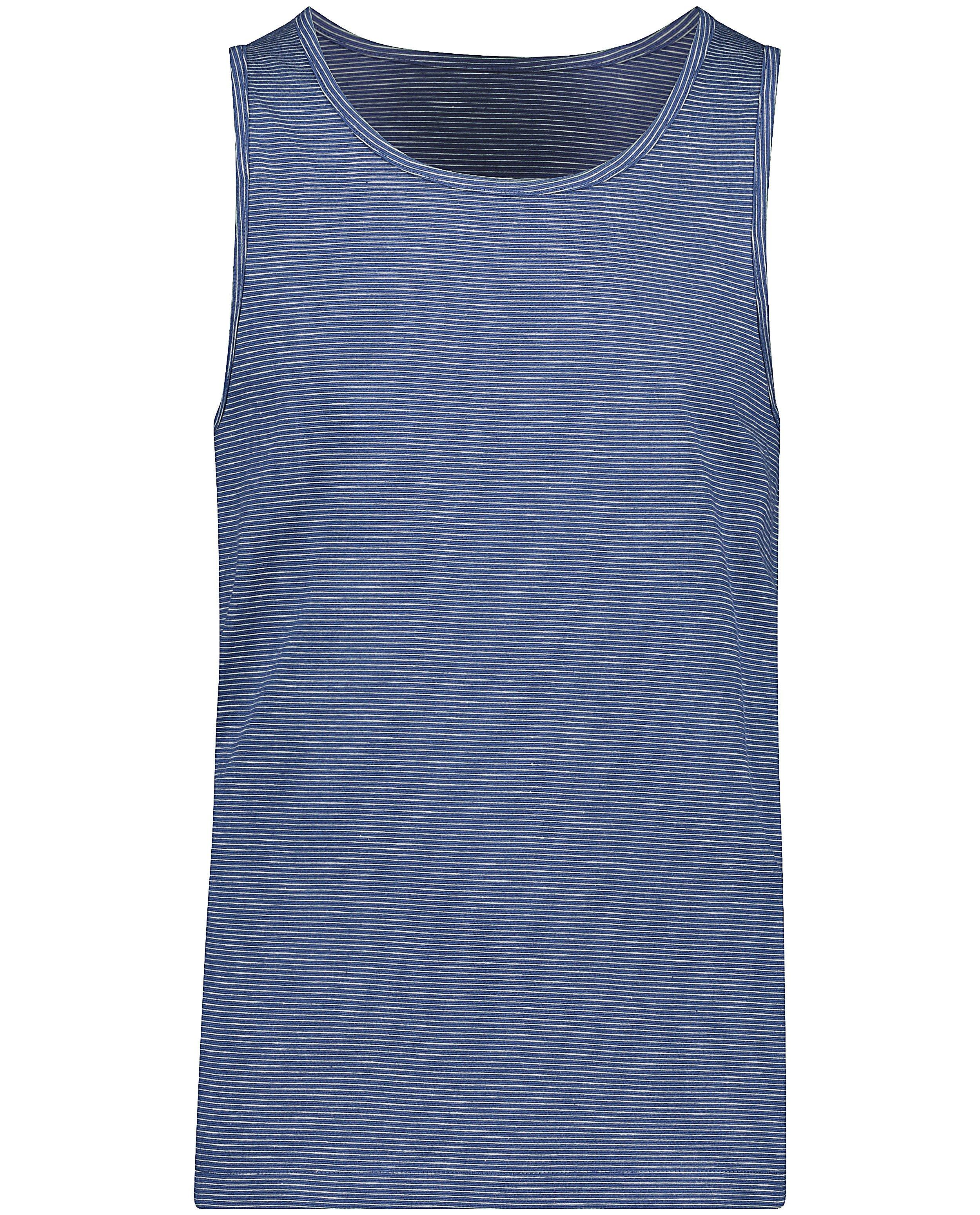T-shirts - Débardeur bleu rayé