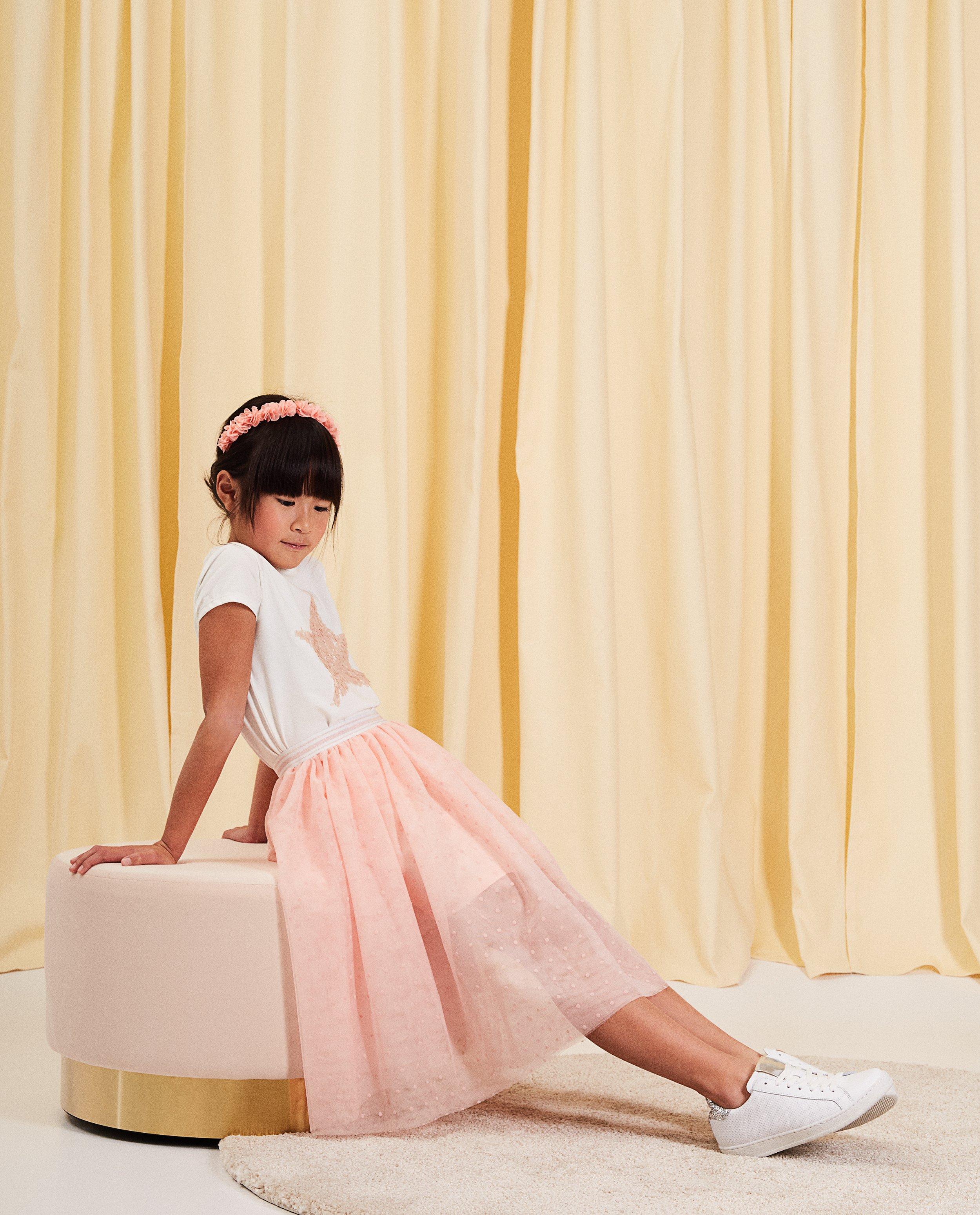 Maxi tule rok communie - Product Detail - lichtroze - afbeelding nummer 1