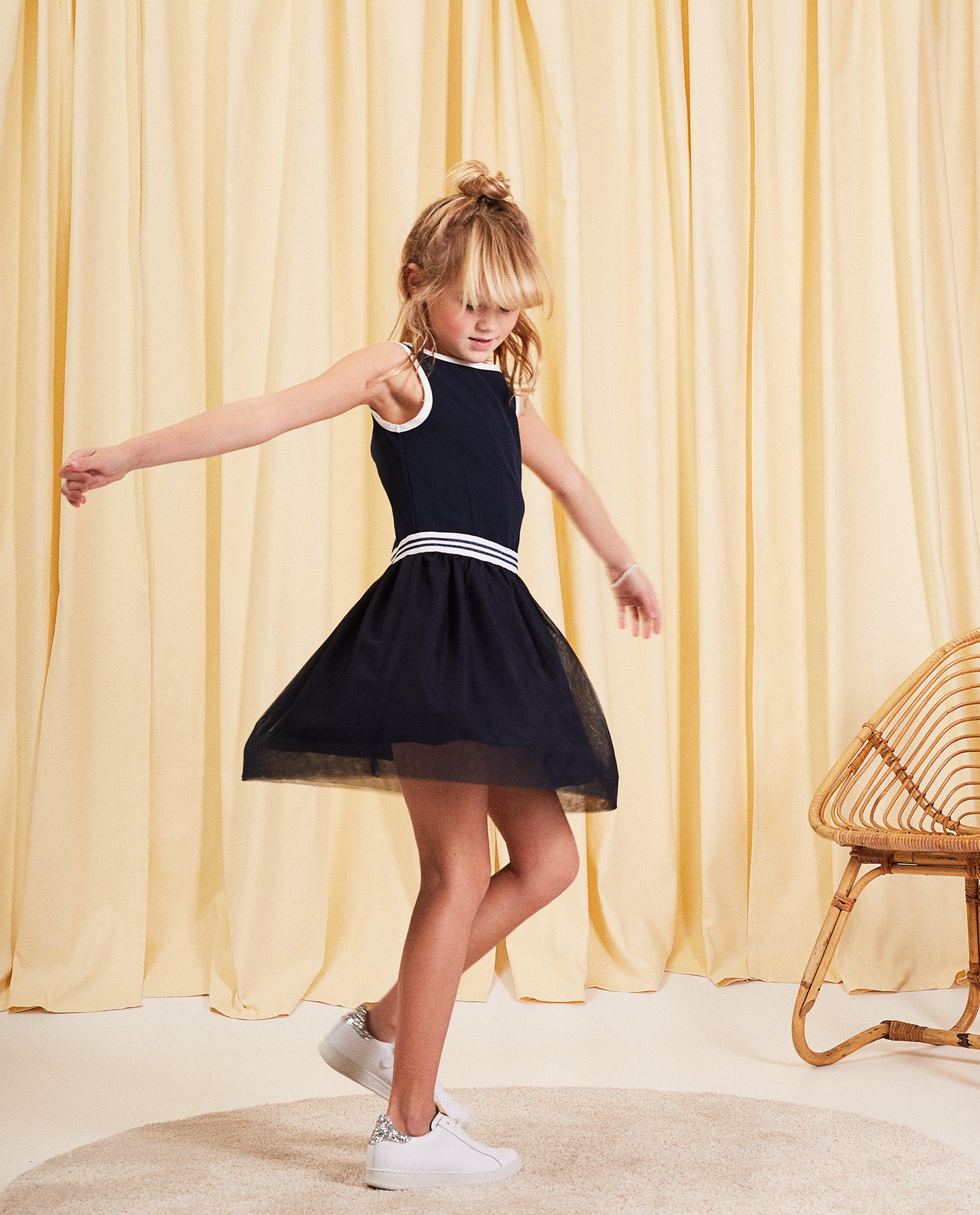 Robe avec jupe en tulle - et dos échancré - Milla Star
